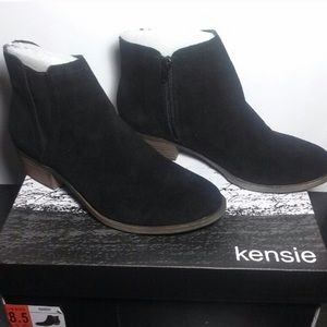 Kensie Black Ankle Booties